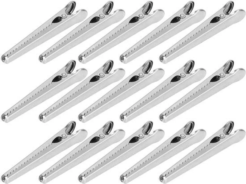Pinces alimentaires de cuisine en inox lot de 15 pour BBQ et service