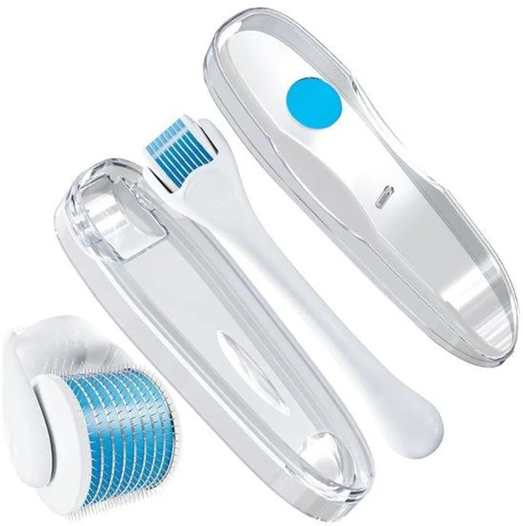 Rouleau de micro-aiguillage 0,5 mm blanc pour soin visage et cheveux