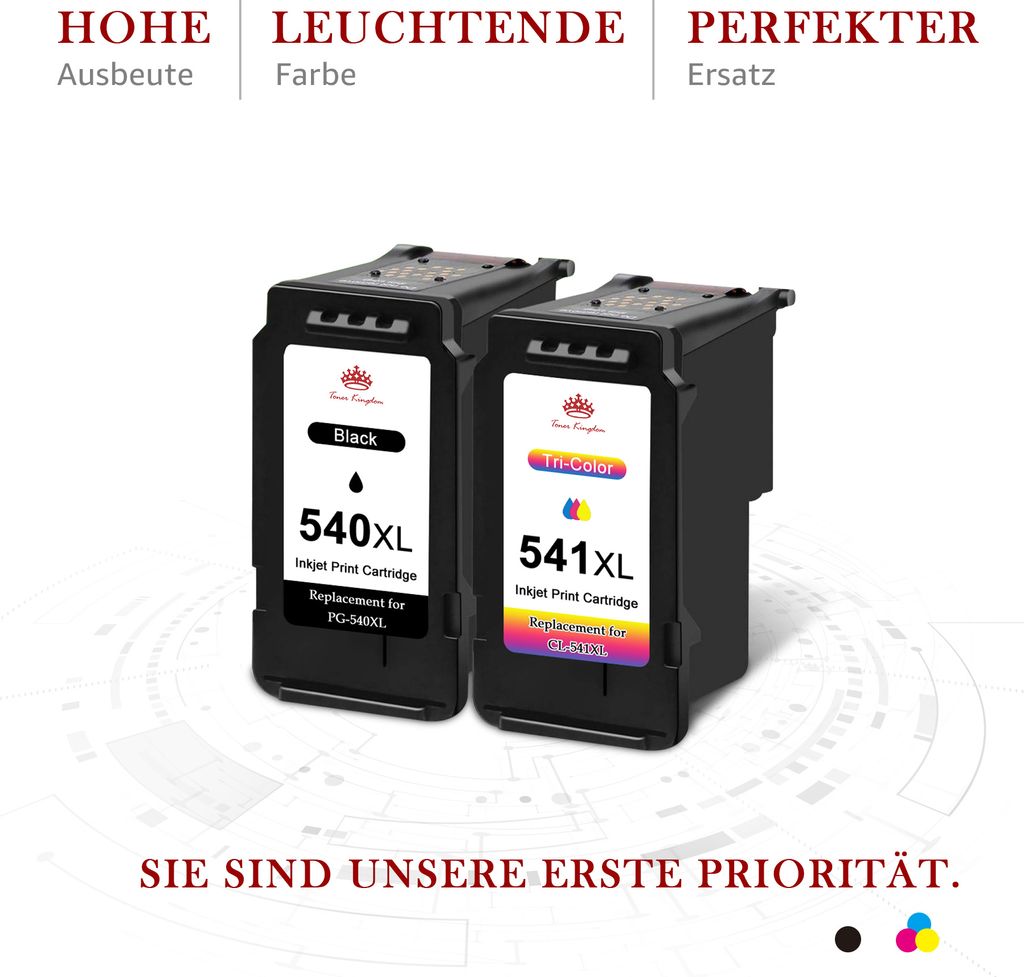 2er-Set XXL PG-540XL CL-541XL Überholte Tintenpatronen Produktbild 4