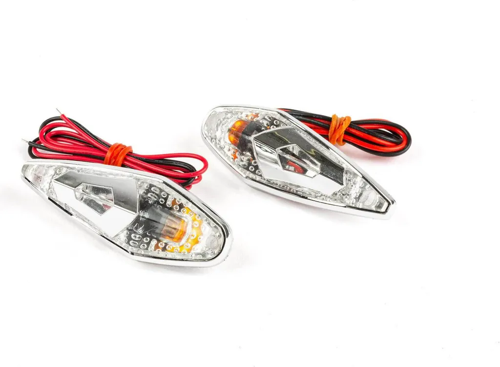 Frecce Moto Str8 Wing Cromate Orange | Accessori Custom e Cafe Racer