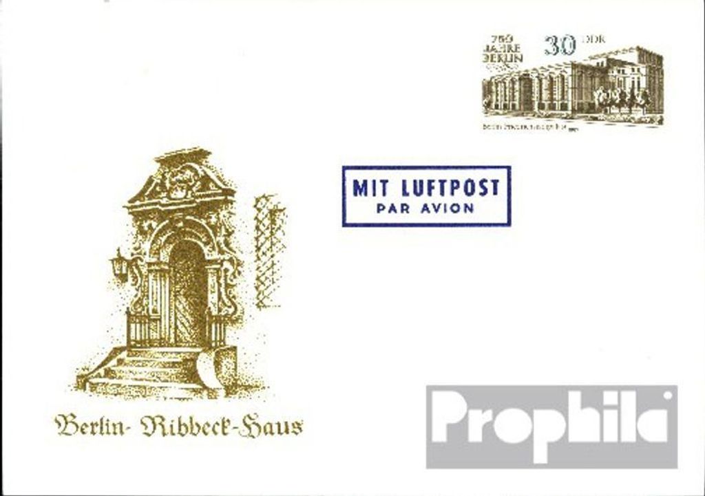 Belege Ganzsachen DDR 1987 P98 Amtliche Postkarte gefälligkeitsgestempelt 750 Jahre Berlin