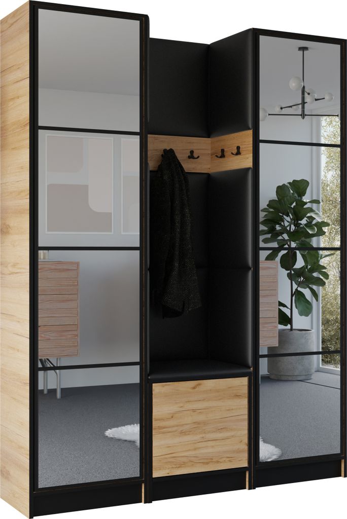KIER FURNITURE Kleiderschrank EDEN, Schlafzimmer Schrank, Produktbild 