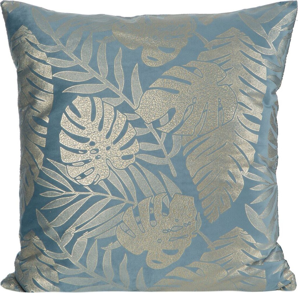 Dekorativer Kissenbezug Sofakissen VELVET 72B 45x45 blau Produktbild 