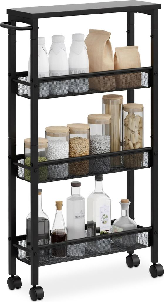 Étagère de niche Relaxdays, dimensions : 77 x 13 x 45,5 cm, Image du produit 