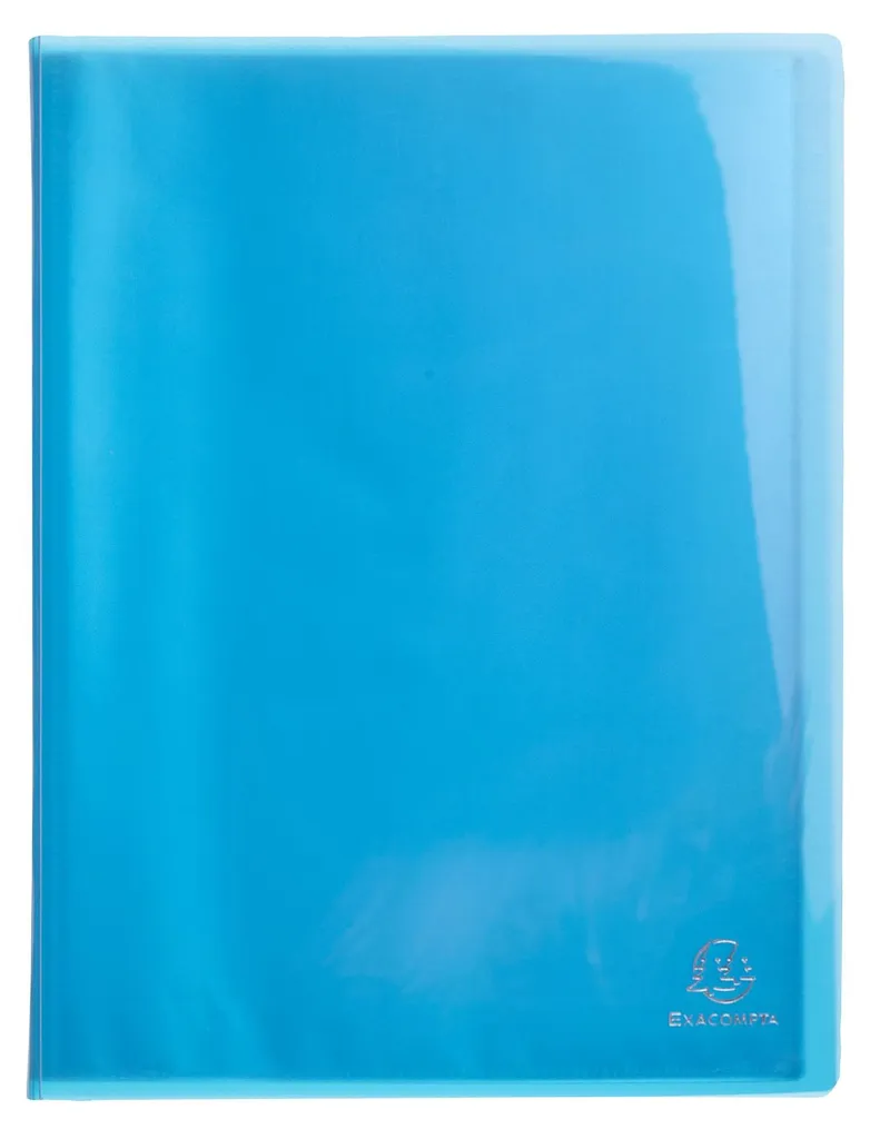 Dossier de présentation rigide 24x32cm Exacompta Iderama Bleu - 40 Poches