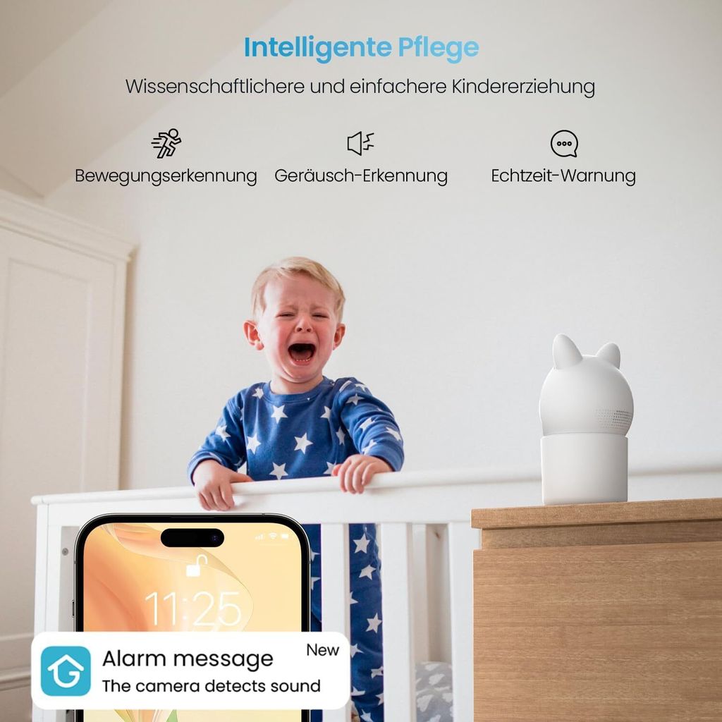 Heimvision Hmd2 Überwachungskamera Babyphone Babyfone Videobabyphone Nachtsicht Online Kaufen