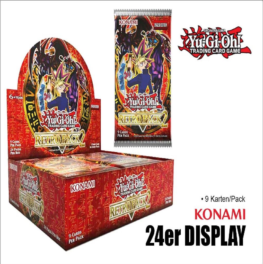 Yu-Gi-Oh! Retro Pack 2 Display Deutsch Produktbild 