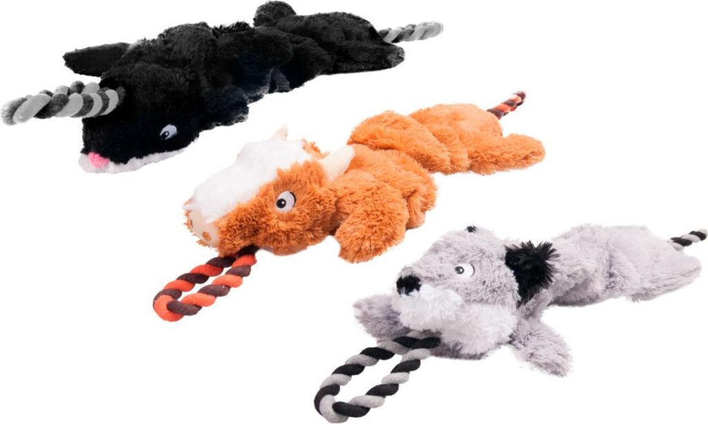 Flamingo Plüschspielzeug mit Tau