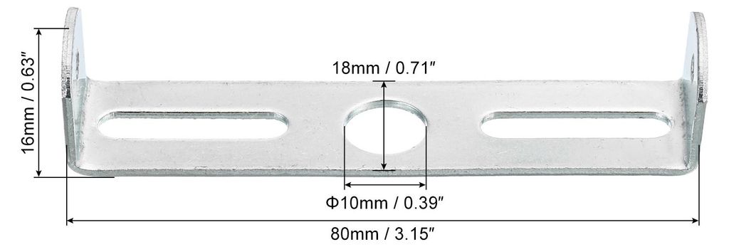 1 Satz Deckenleuchte Platte Kit 80x18x16mm Beleuchtung K?rper Montagehalterung fš¹r Haus Bš¹ro Kronleuchter