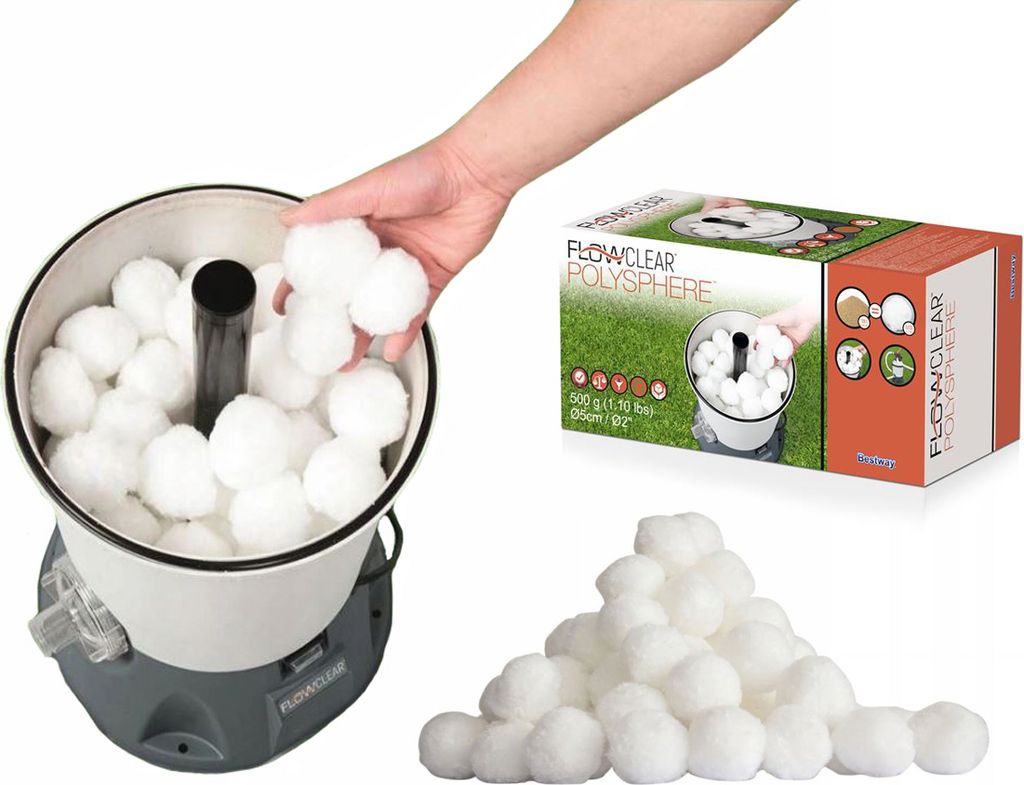Bestway Flowclear filtračné guličky Polysphere 500 g 58475 Obrázok produktu 43