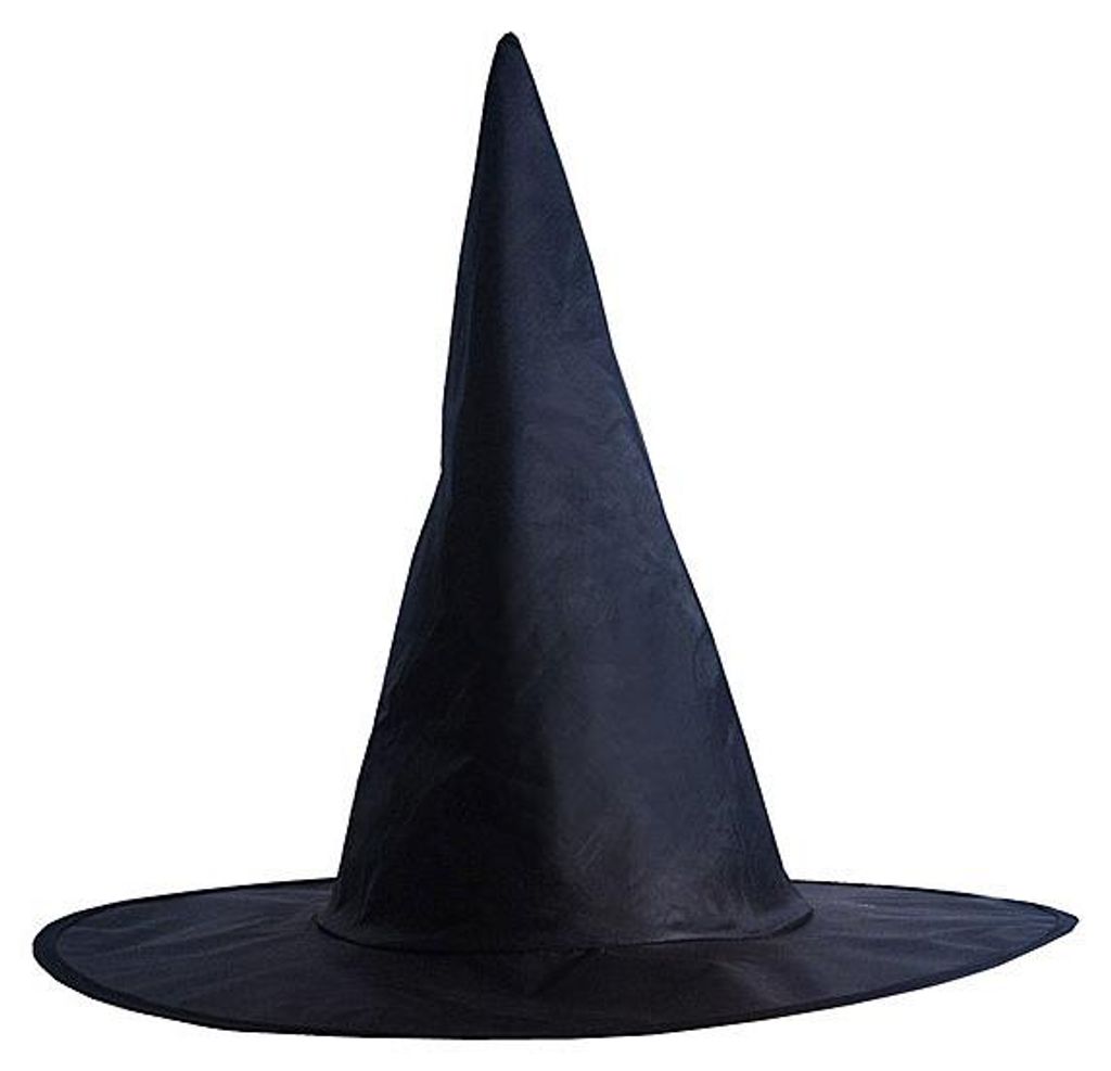 Cappello da strega 38x35cm nero Immagine del prodotto 
