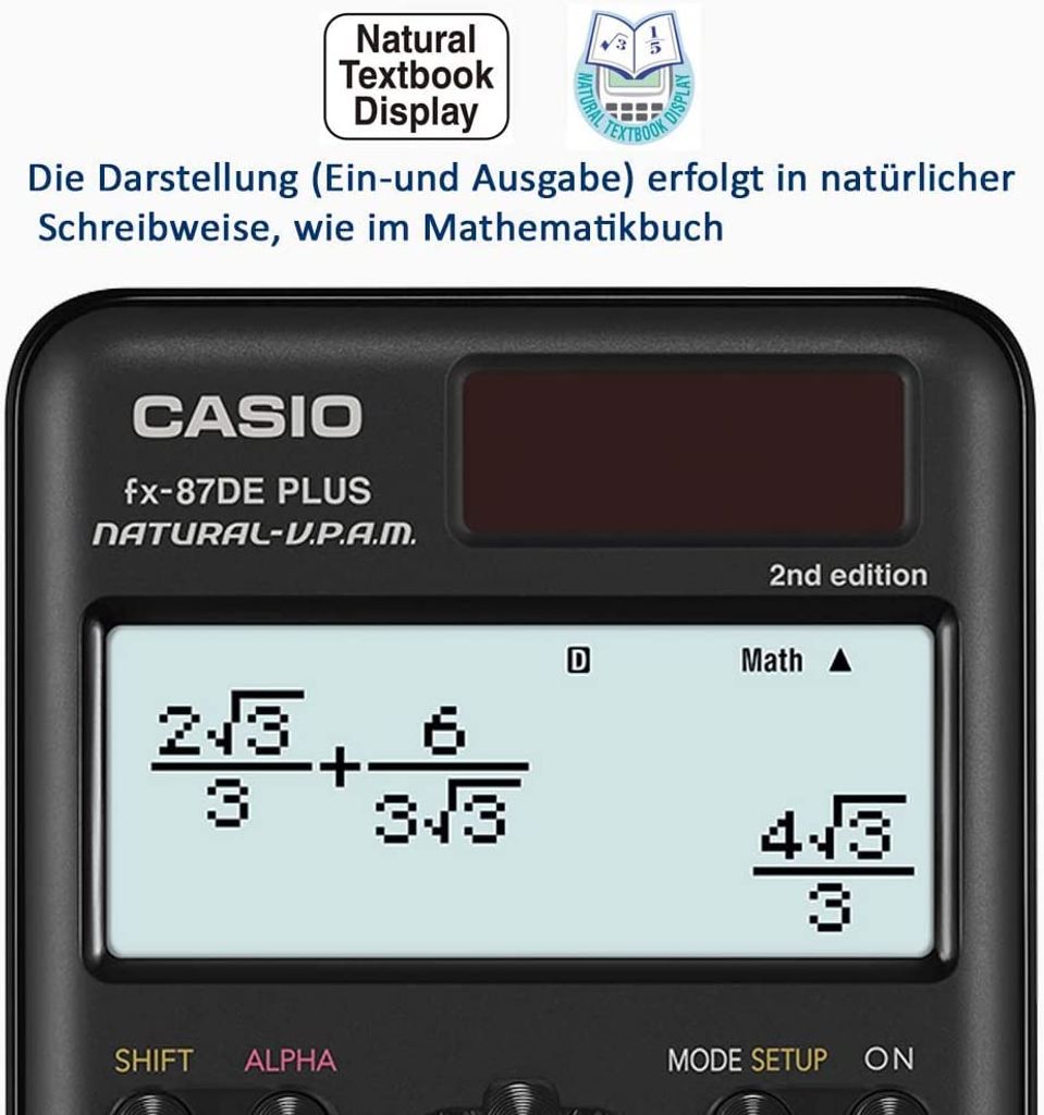 Casio FX-87DE Plus 2nd Edition Zdjęcie produktu 13