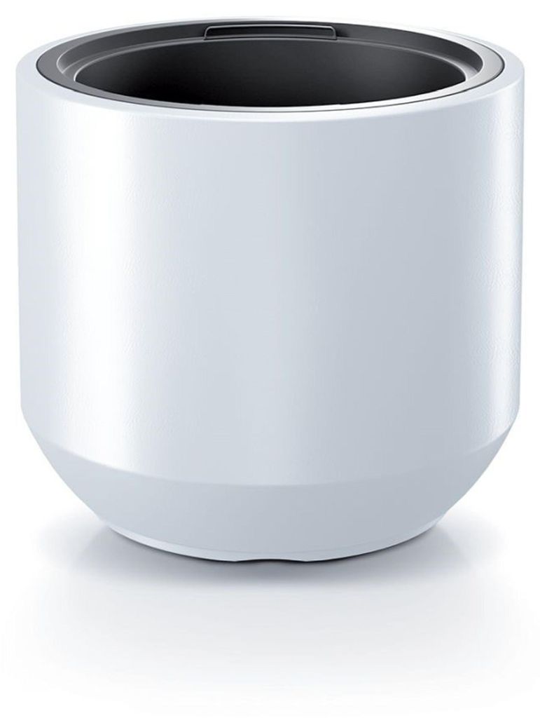 Sleek Planter with Smooth Surface and Elevated Tapered Base Produktbild 