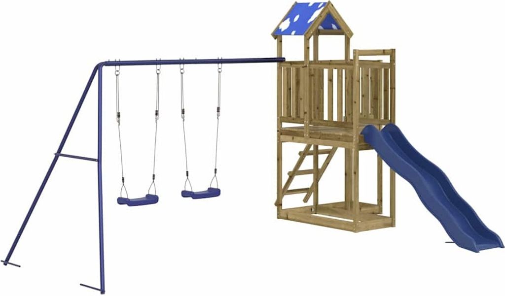 vidaXL Spielturm Imprägniertes Kiefernholz