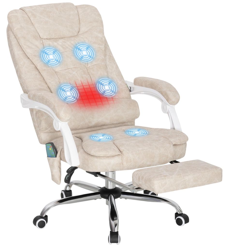 Vinsetto Massage-Bürostuhl, Ergonomisch Schreibtischstuhl Produktbild 