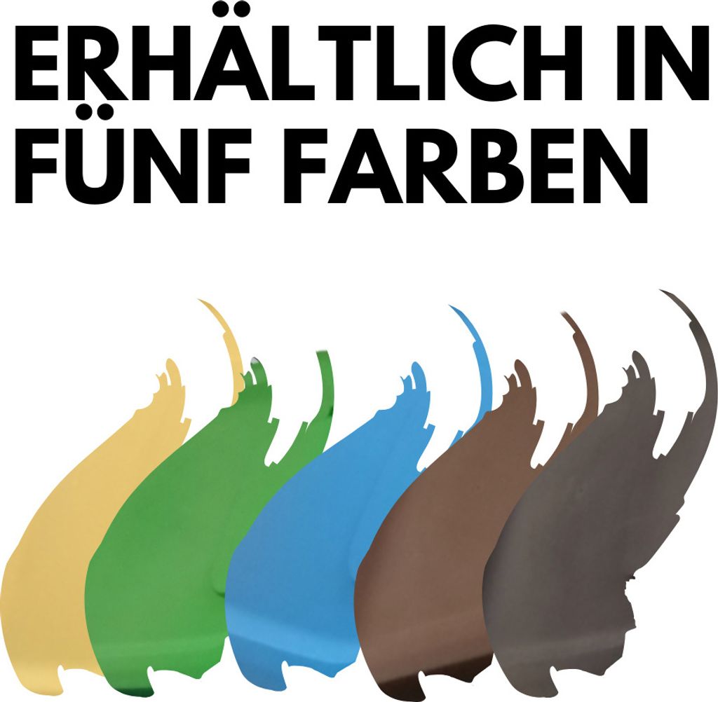 FORTENA Mülleimer Mülltonne mit Rädern und Deckel 90L Produktbild 3