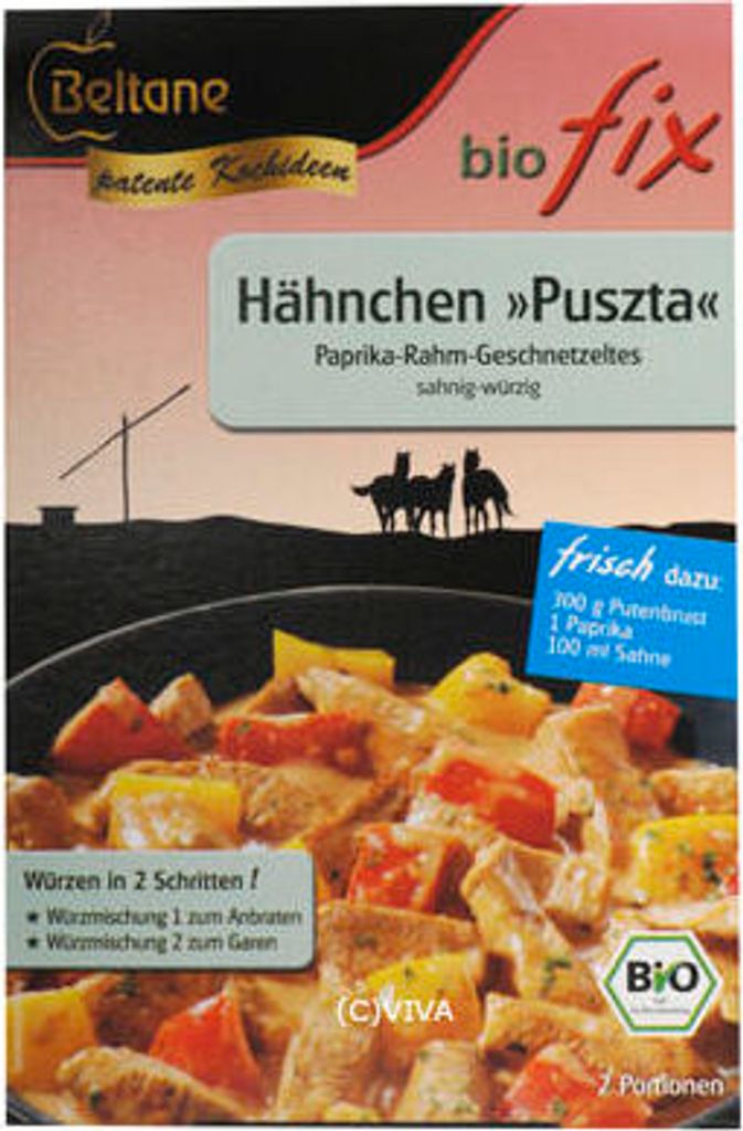 Beltane Biofix Paprika Hähnchen (19,20g)