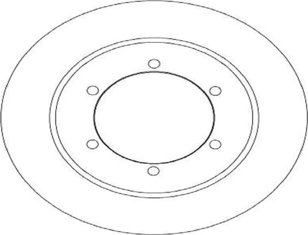 Disque de Frein TRW DF6790 Haute Résistance pour Nissan Cabstar F24