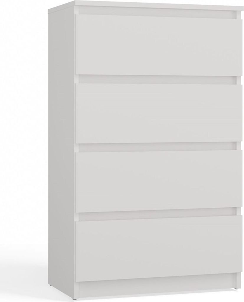 M4/60 Malwa Kommode 4 Schubladen Weiss Produktbild 