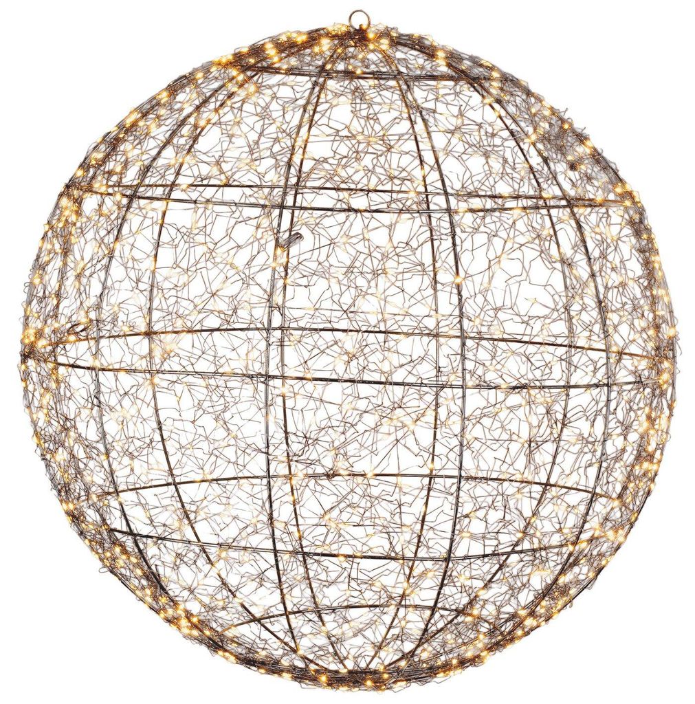 Classic warm 960 Micro-LED verlichte 3D bal frame zwart dia Productafbeelding 