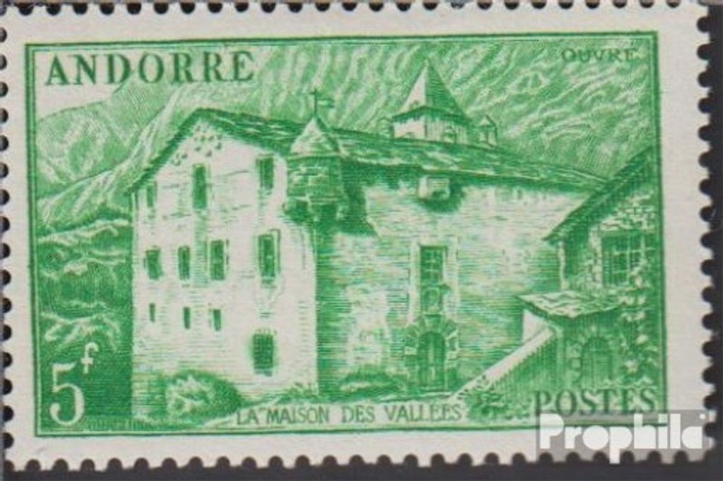 Briefmarken Andorra - Französische Post 1944 Mi 118 postfrisch Landschaften