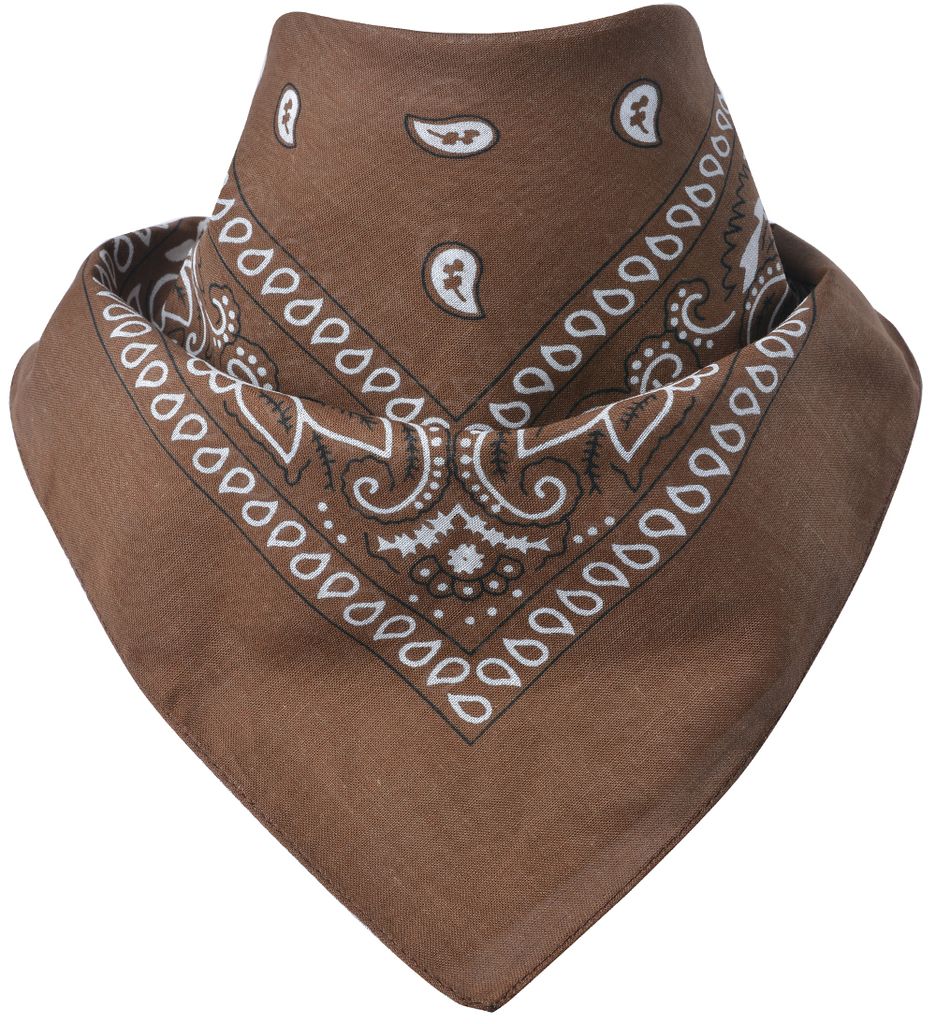 Bandana Paisley Braun Produktbild 