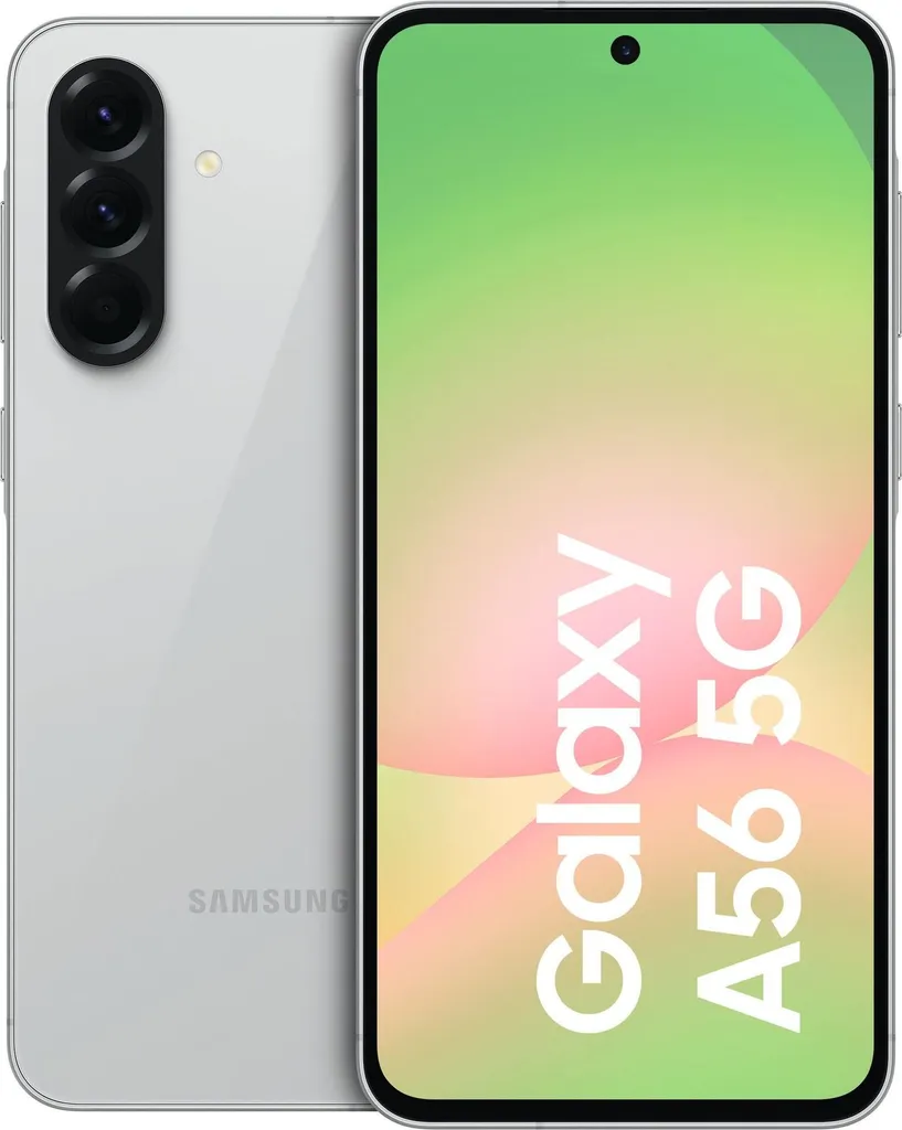 Samsung Galaxy A56, 17 cm (6.7"), 8 GB, 128 GB, 50 MP, Android 15, Hellgrau