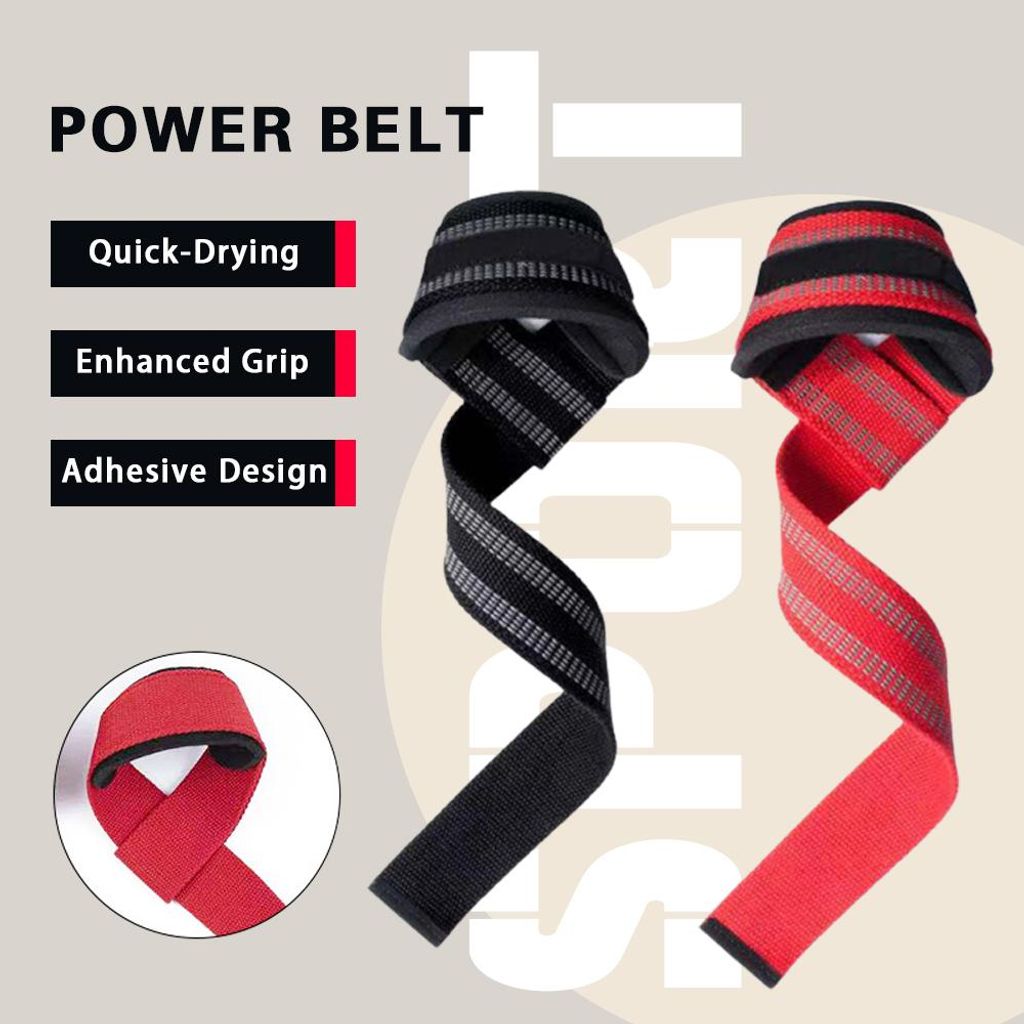 Hebegurte Gym Fitness Handschuhe Anti-Rutsch-Handbandagen Handgelenkstütze für Krafttraining 1 Stück