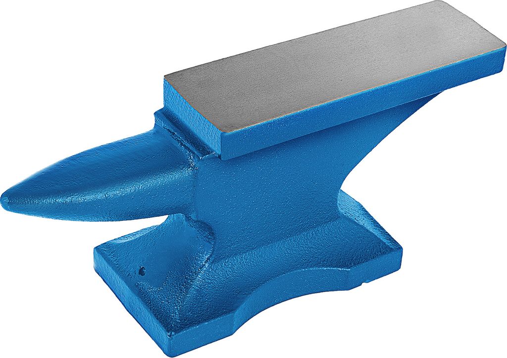 SucceBuy-Amboss mit einem Horn, 25 Pfund/11 kg, Schmiedewerkzeug aus Gusseisen – robuster Schmiedeamboss mit rundem Horn für Juweliere und Metal...