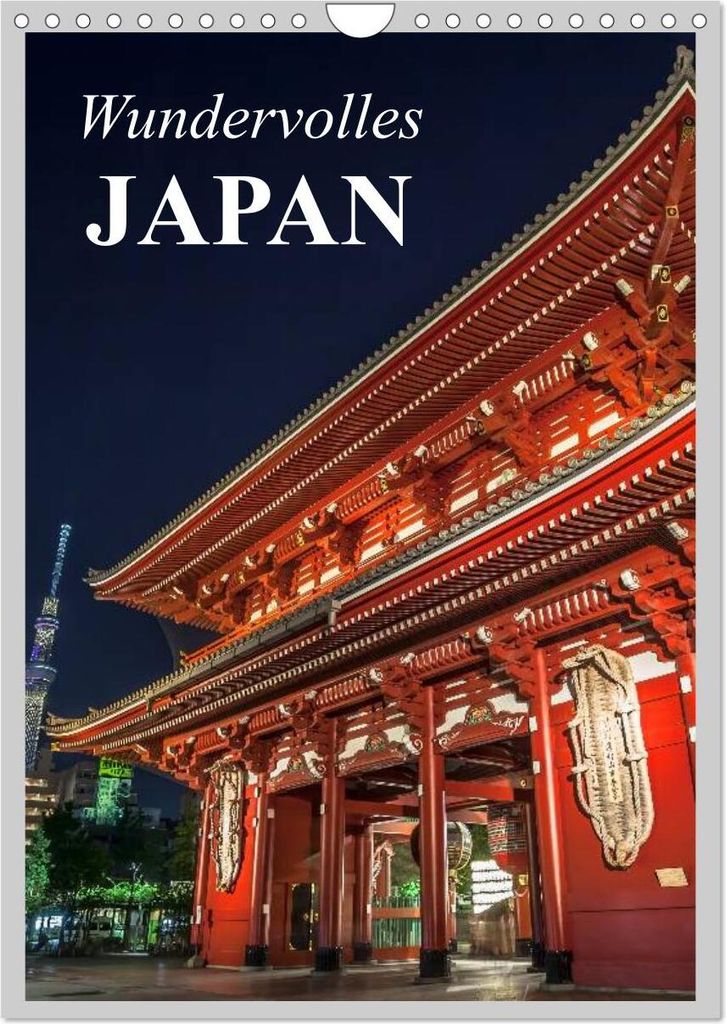 Wundervolles Japan (Wandkalender 2026 DIN A4 hoch), CALVENDO Monatskalender