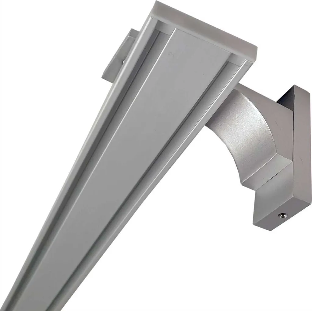 Binario Tende Alluminio Silver 7mm | Da 1 a 4 Vie | Fino a 480cm