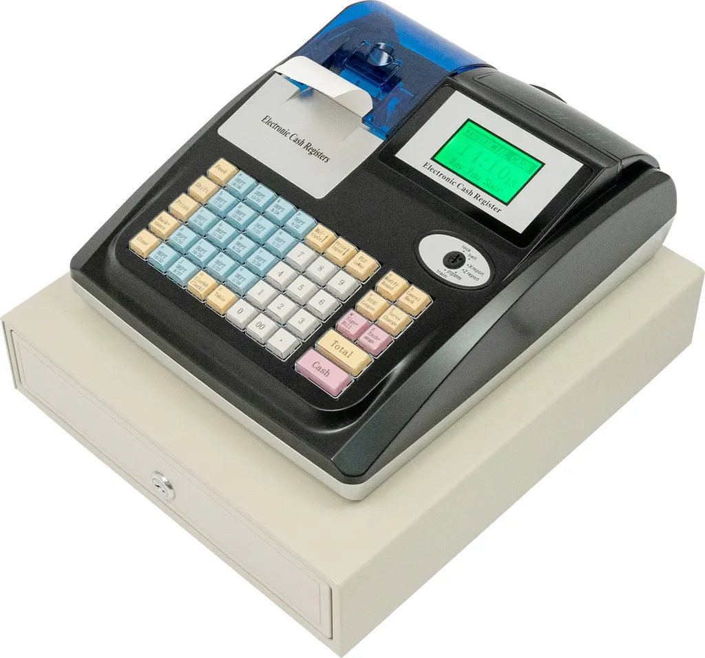 Système de caisse complet pour supermarché avec tiroir et 48 touches pro