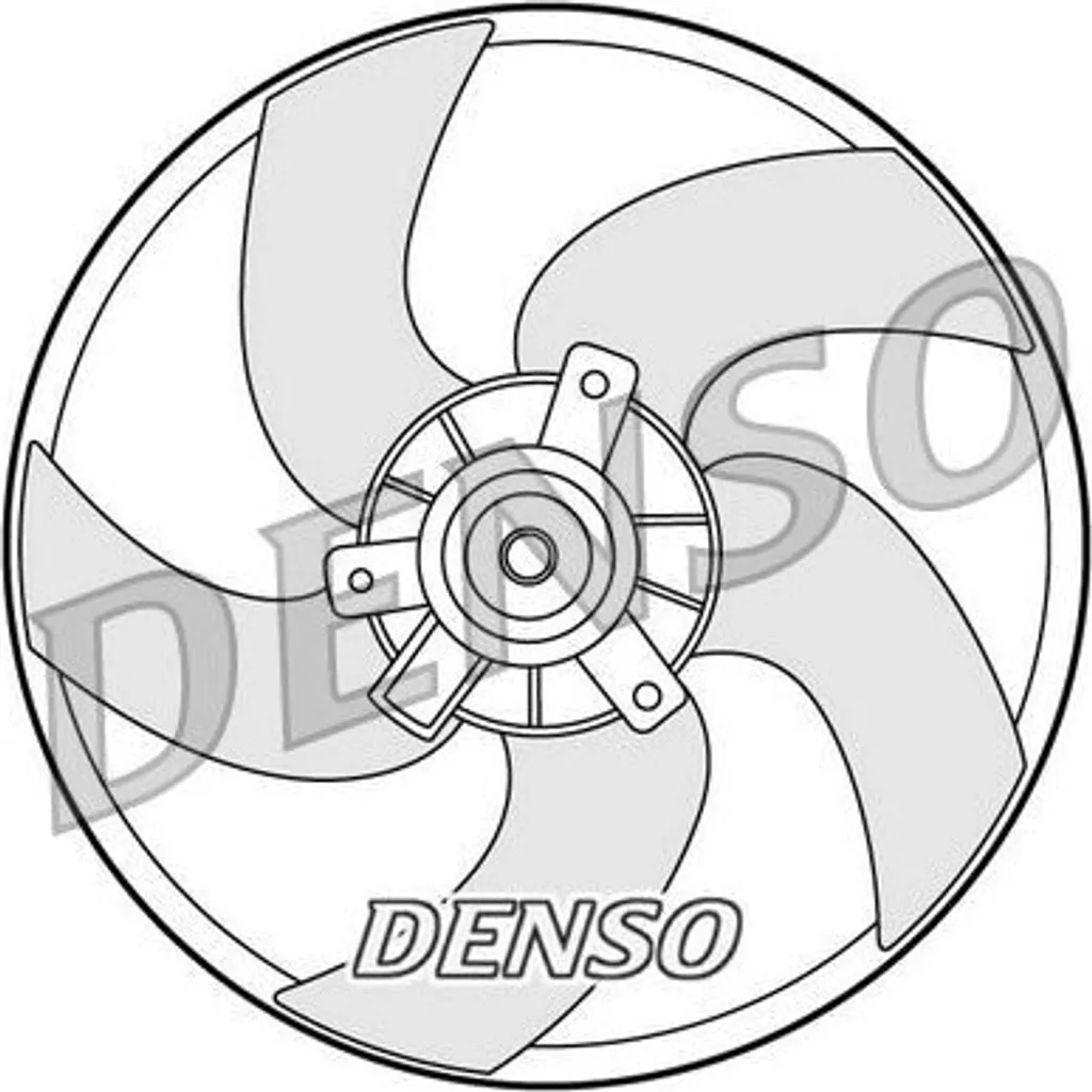 DENSO DER21011 Ventilateur de Radiateur OE 125383 pour Peugeot 206 CC