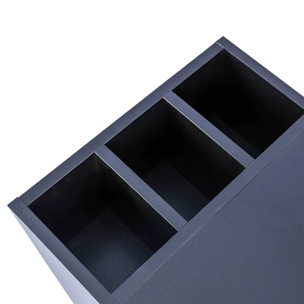 Petit meuble de bureau Wick sur roulettes pour dossier et rangement - 3