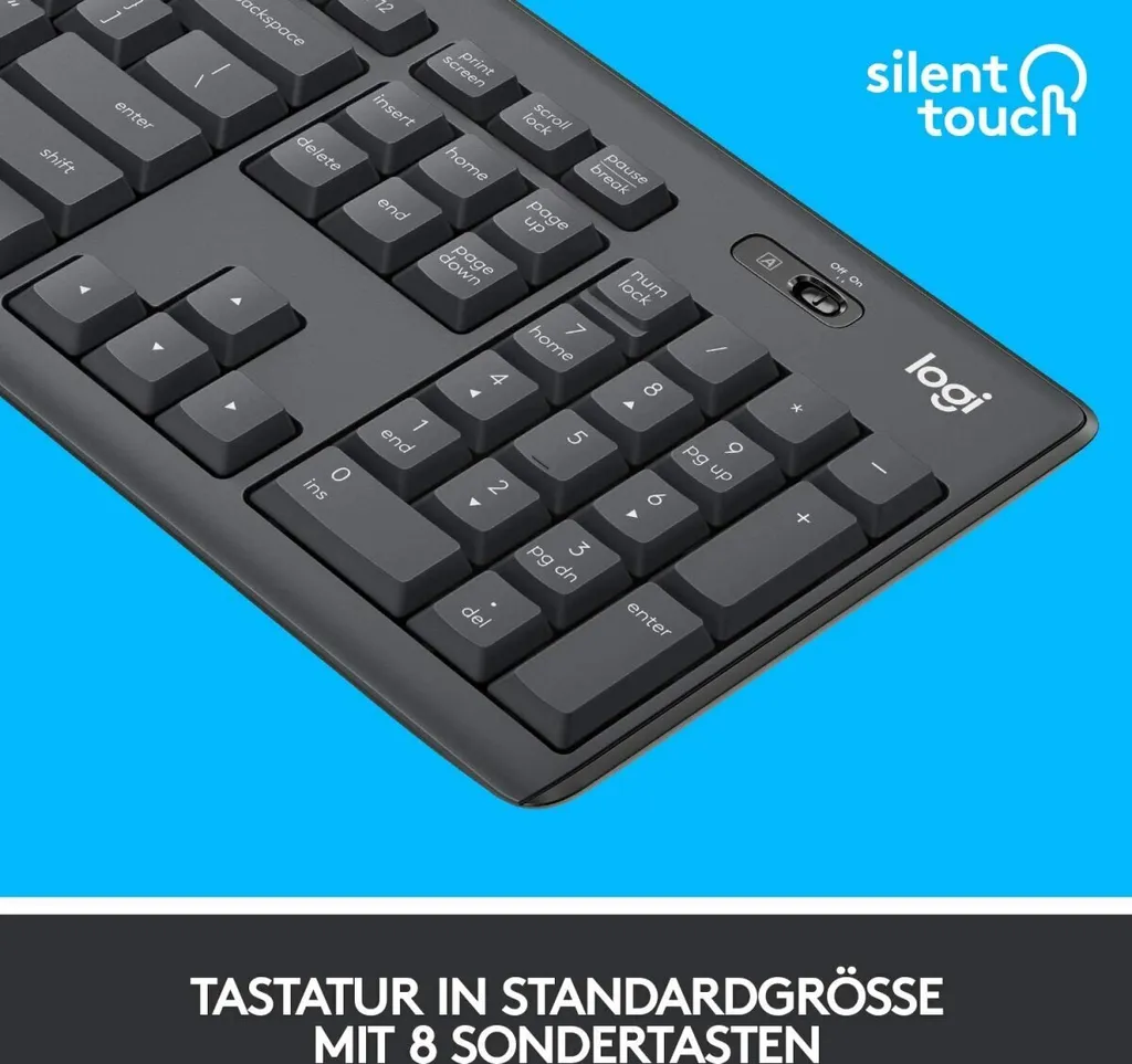Logitech MK295 Silent ensemble clavier et souris sans fil graphite - 17