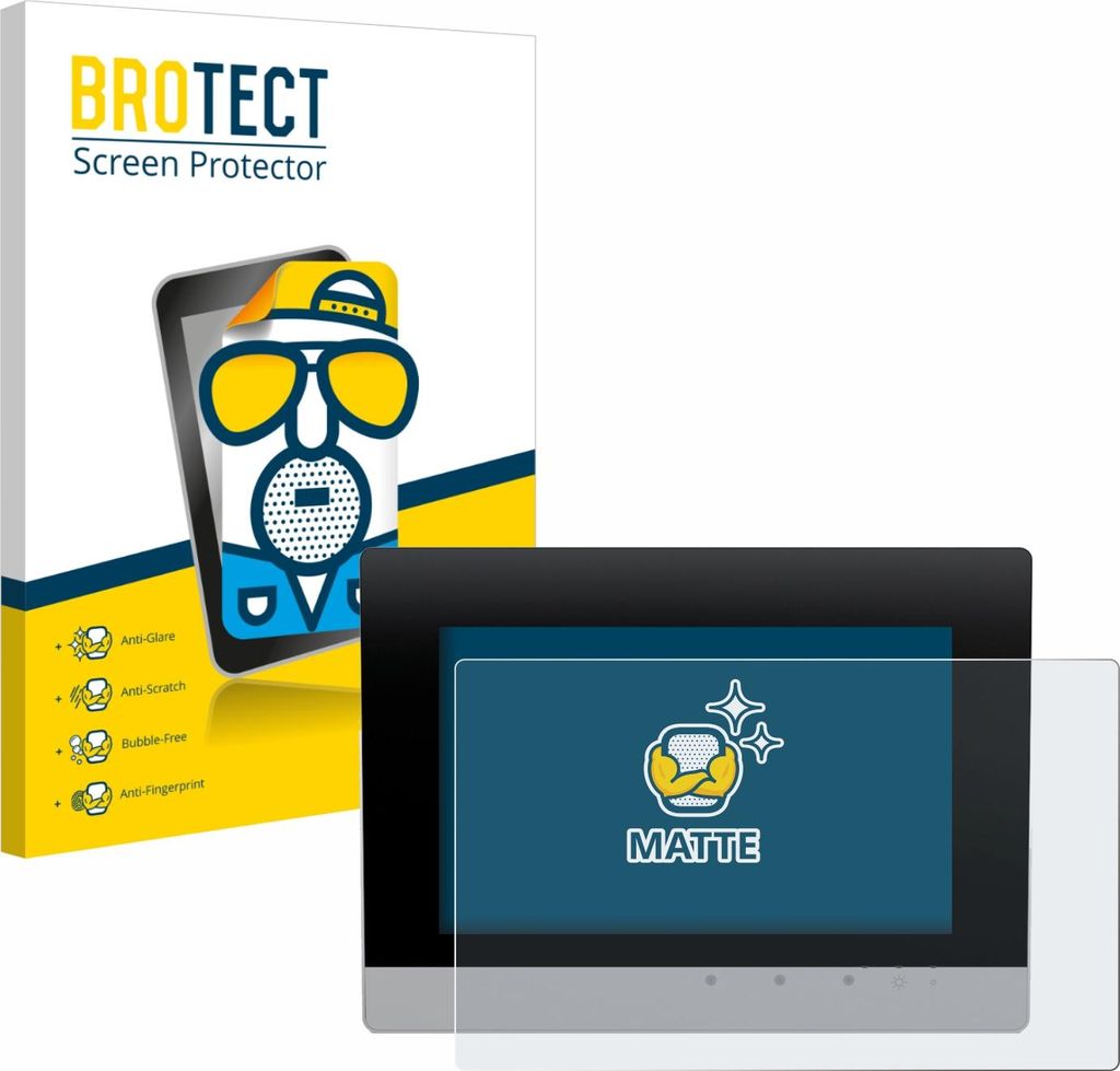 BROTECT Schutzfolie für WAGO Touch Panel 600 Web Panel Displayschutz Displayschutzfolie Folie Matt Entspiegelungsfolie