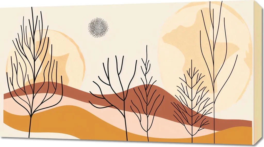 Offerta Quadro 90x50 Deserto Strappato - Stampa su Tela Prezzo Outlet
