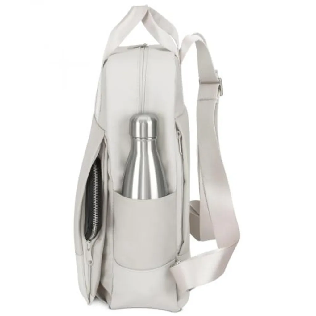 Sac à dos urbain gris chiné Série City-Vibe 20L avec compartiment PC