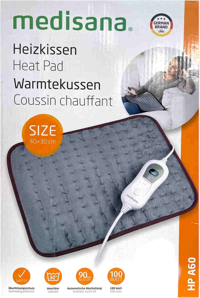 Medisana Heizkissen HP A60 mit 30x40 cm Produktbild 