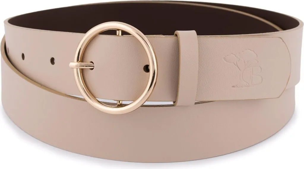 Ceinture Beltimore B8480 robuste avec boucle solide en métal gris - 3