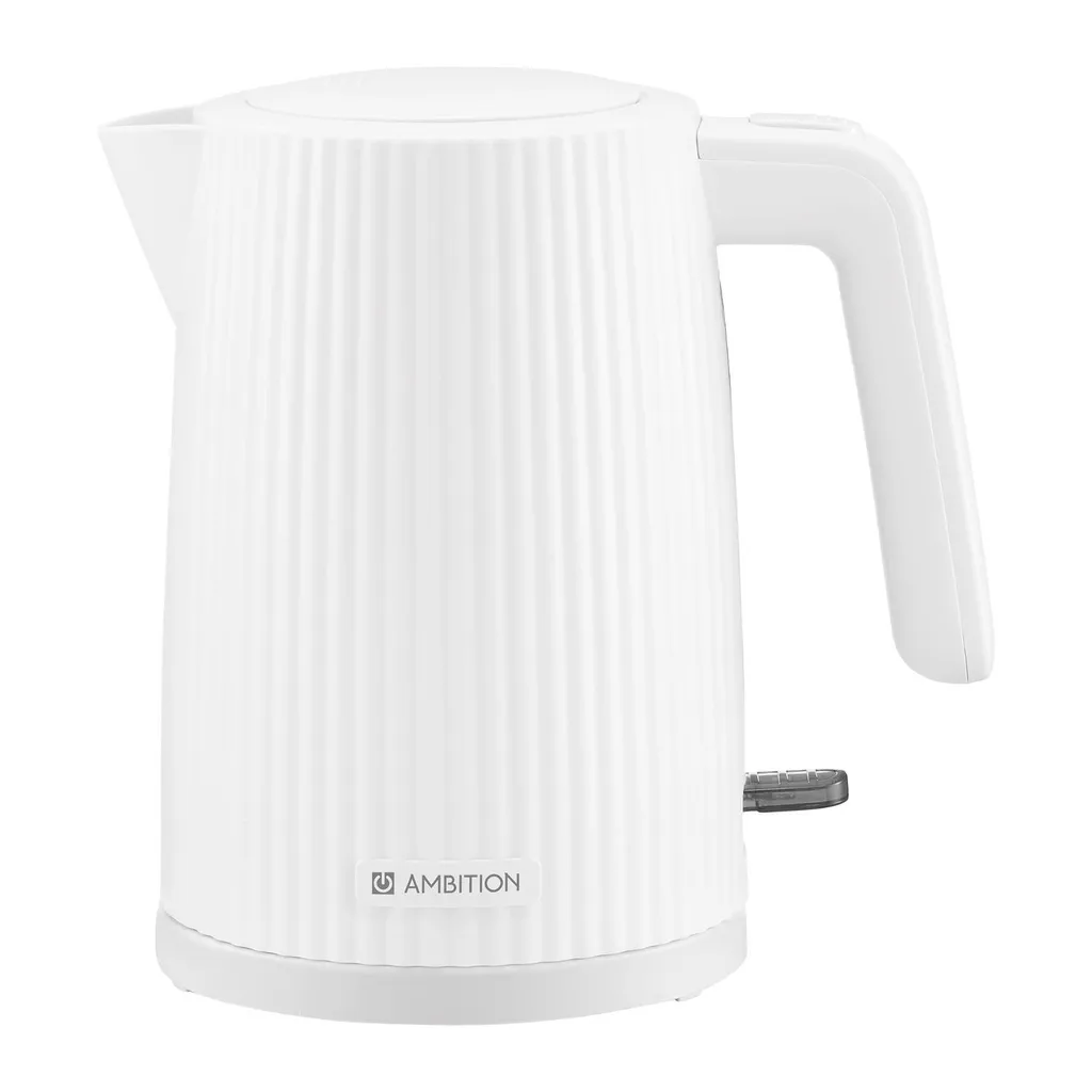 Bouilloire 2200W Ambition Curly 1,7 Litre - Chauffe Rapide et Silencieuse