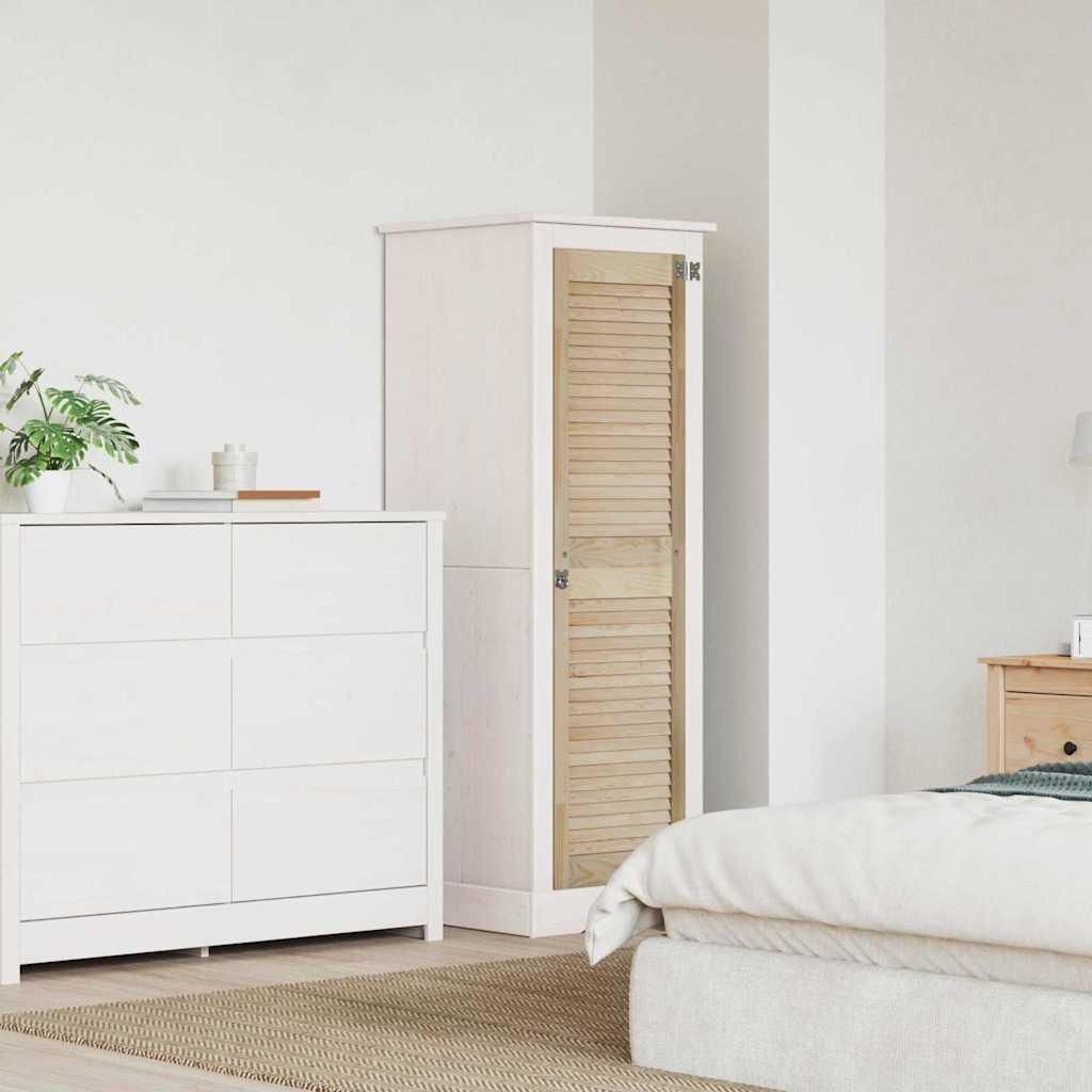 vidaXL Porte d'armoire Nature 140,5 x 2,1 x 39,5 cm Bois de Image du produit 