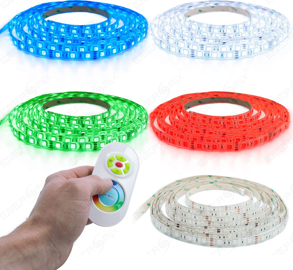 LED RGB Strip Streifen Set - 60 LED pro Meter 2 Meter