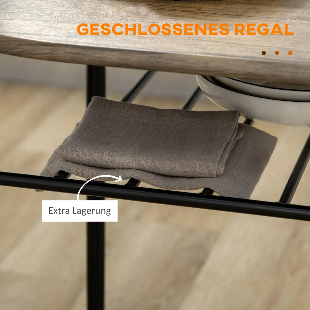 Table de cuisine avec 2 chaises ensemble repas gain de place noir