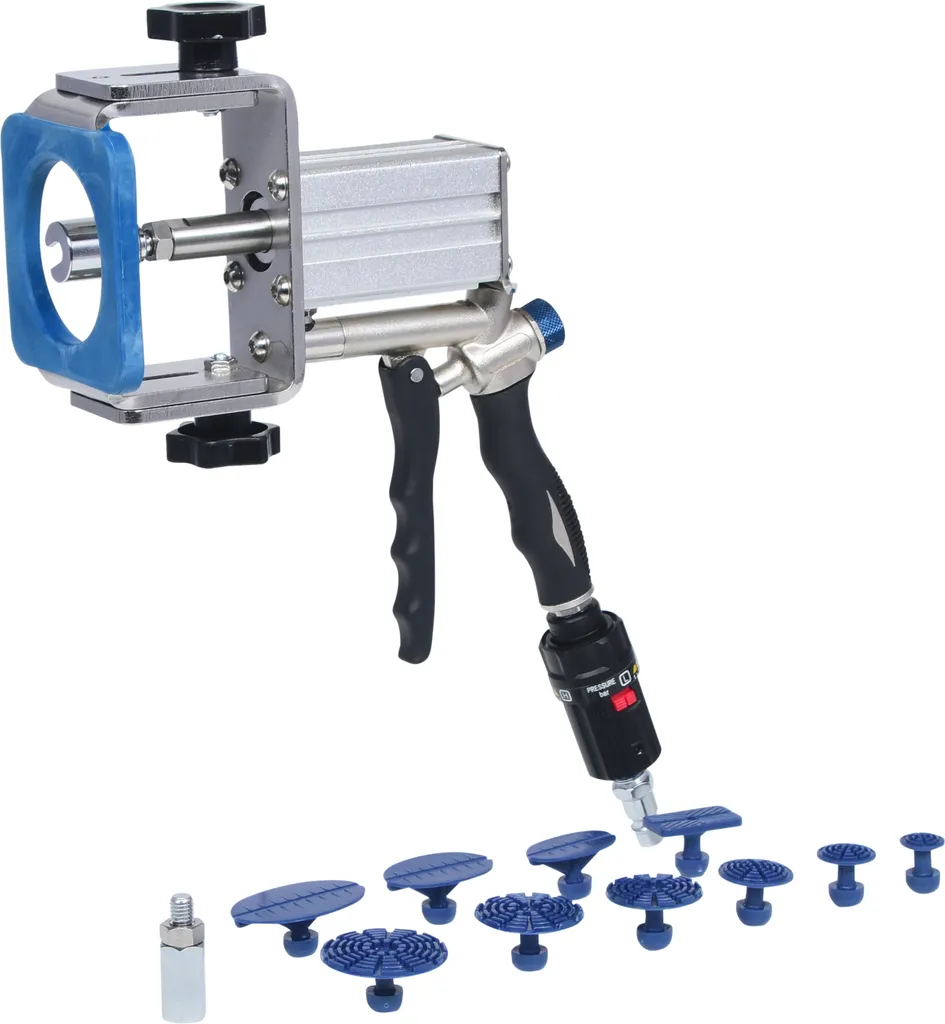 Kit extracteur de débosselage pneumatique professionnel 12 pièces complet