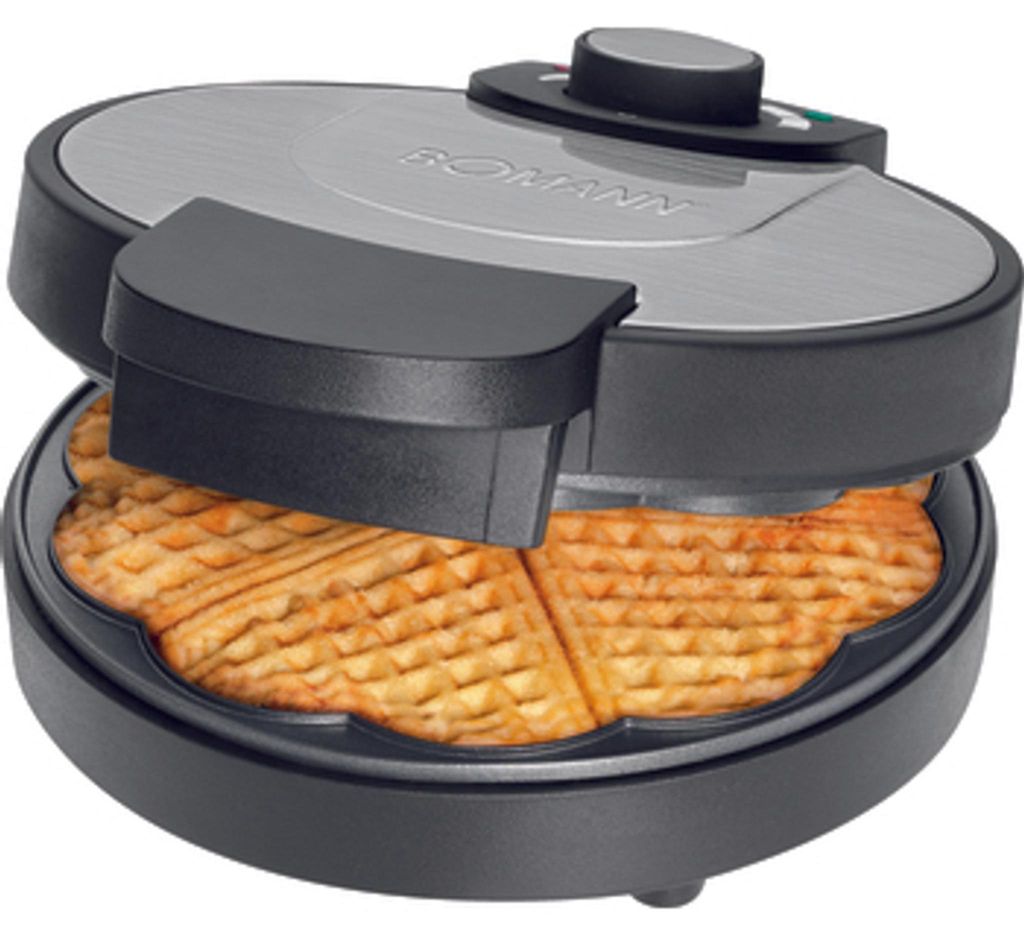 Bomann WA 1365 CB, 6 gof., Serce (kształt), Czarny, Stal Zdjęcie produktu 