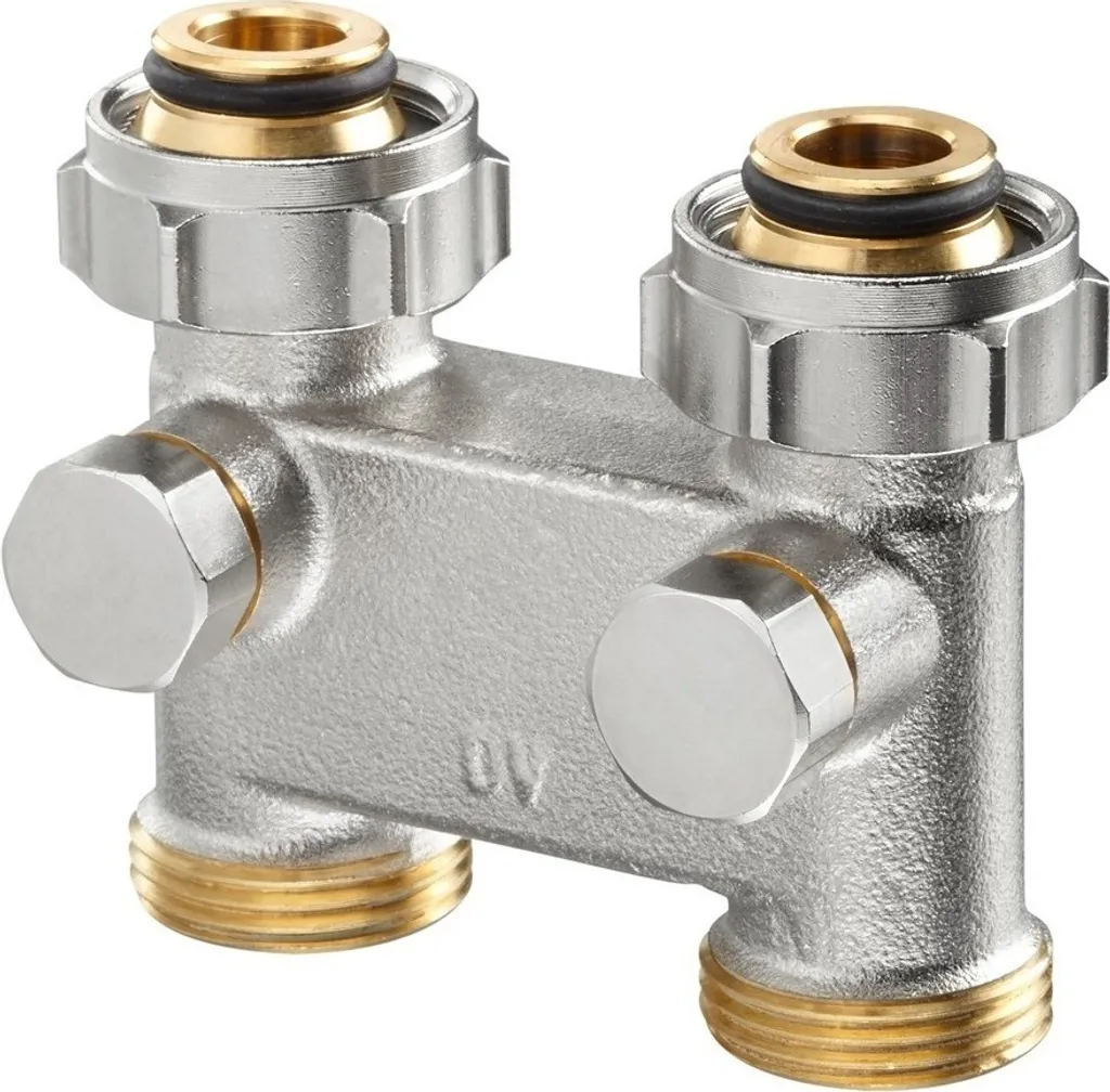 Oventrop Umlenkstück Durchgangsform 3/4" ÜM x 3/4" AG pour Radiateur