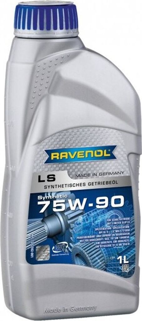 RAVENOL Differential-Öl Achsgetriebeöl 1222102-001-01-999 für OPEL Campo (TF0, TF1) 1L Flasche