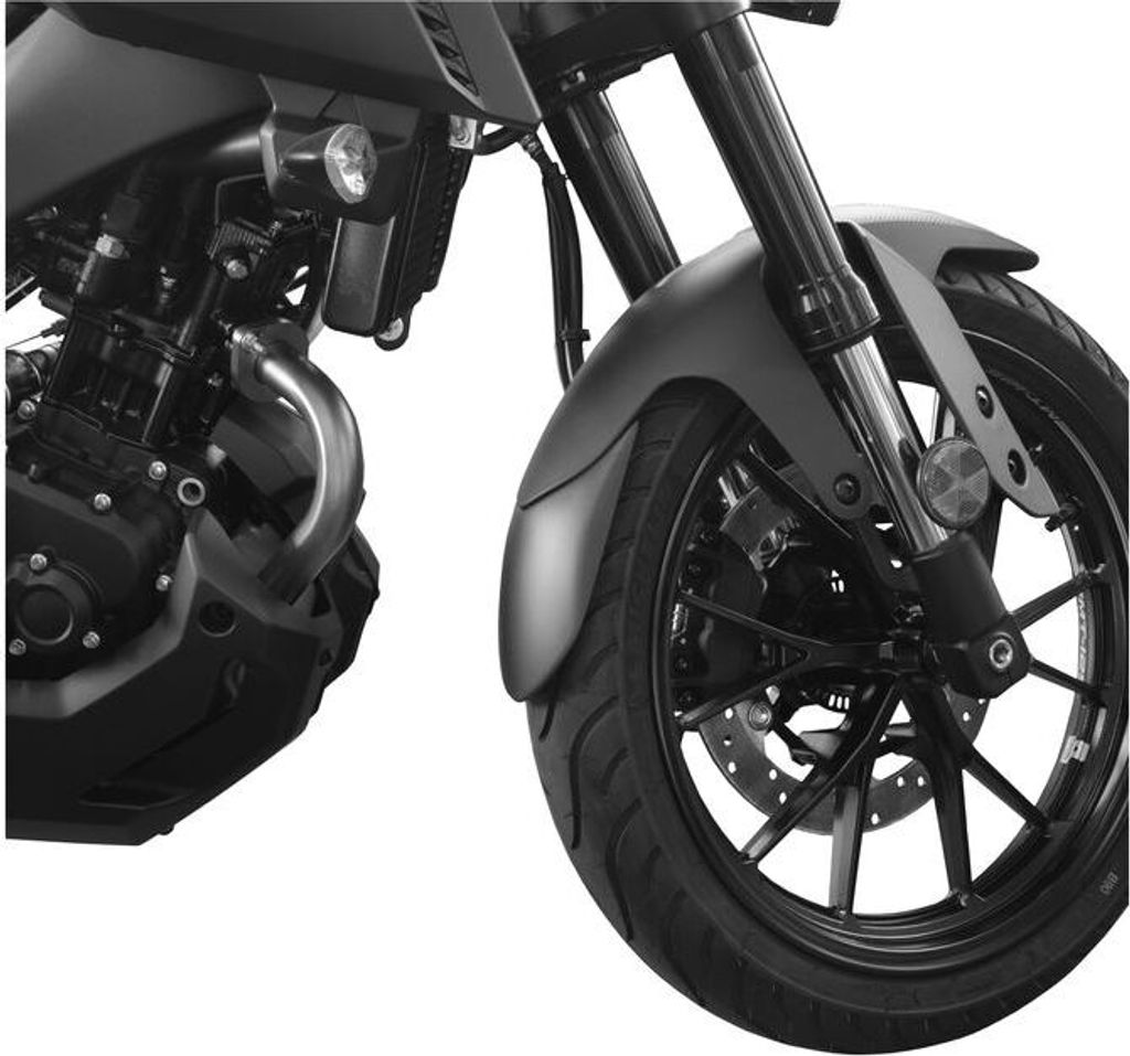 PUIG 9834N Verlängerung des vorderen Schutzblechs passend fuer YAMAHA YZF-R125 Schwarz