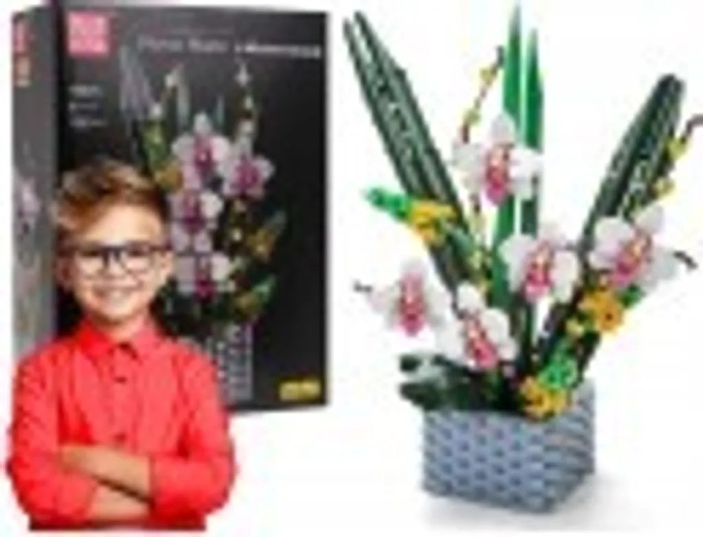 Plantes sans Entretien : Bouquet de Fleurs à Construire 1158 Pièces
